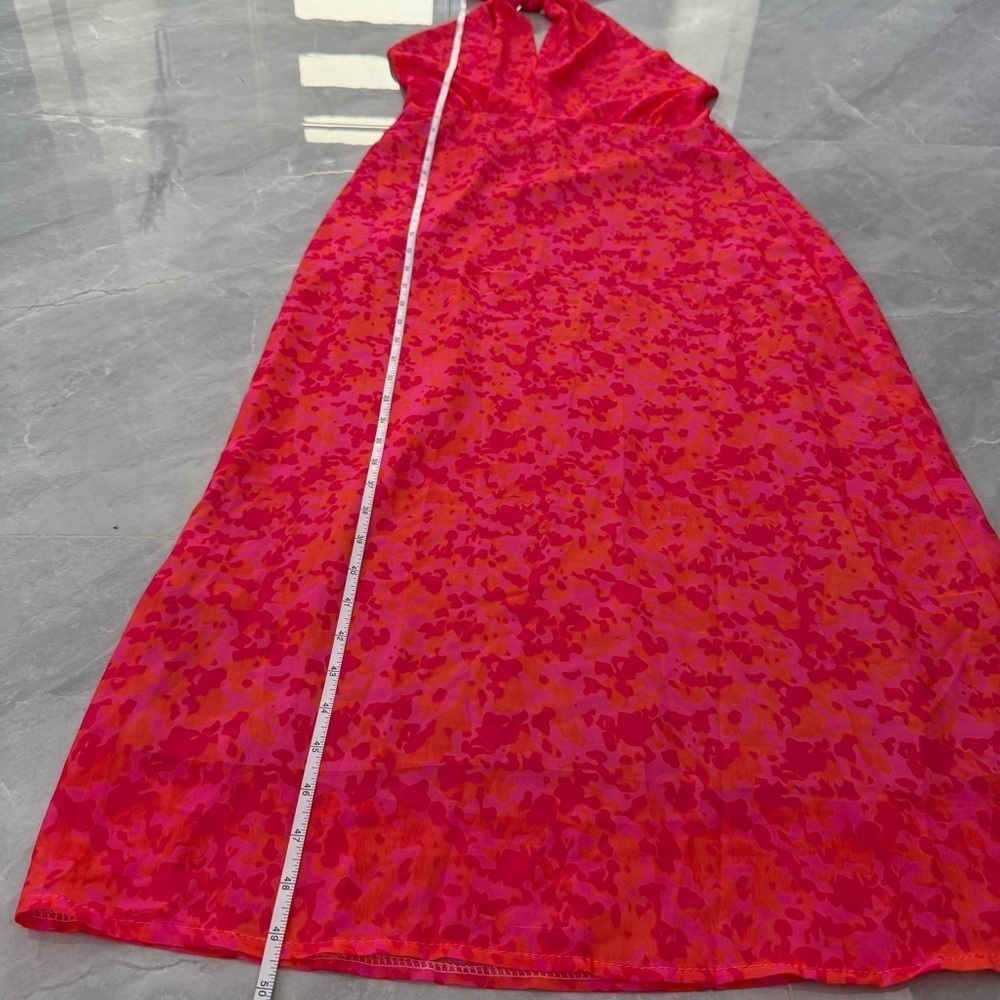 Women’s All I Want Summer Chiffon Multi-Position Neckline Floral Dress Small - Picture 16 of 16